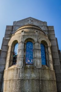 Cappella Monumentale. lato posteriore parte medio-alta