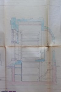 Cappella Monumentale. progetto interni. cripta