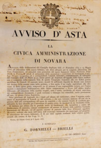 luigi orelli - avviso d'asta tornielli - brielli
